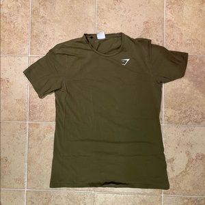 Army Green Men’s Gymshark Workout Tee